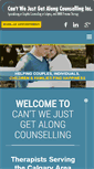 Mobile Screenshot of cantwejustgetalongcounselling.com